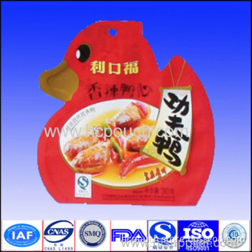 Safety Food Grade Shaped Packaging Bag 